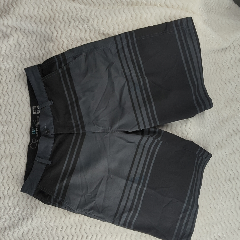 OP OPFlex 4-Way Stretch Hybrid Board Shorts Summer Beach